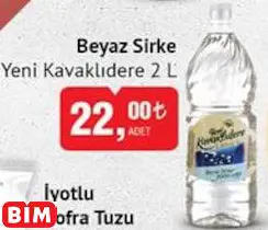 KAVAKLIDERE BEYAZ SİRKE YENİ